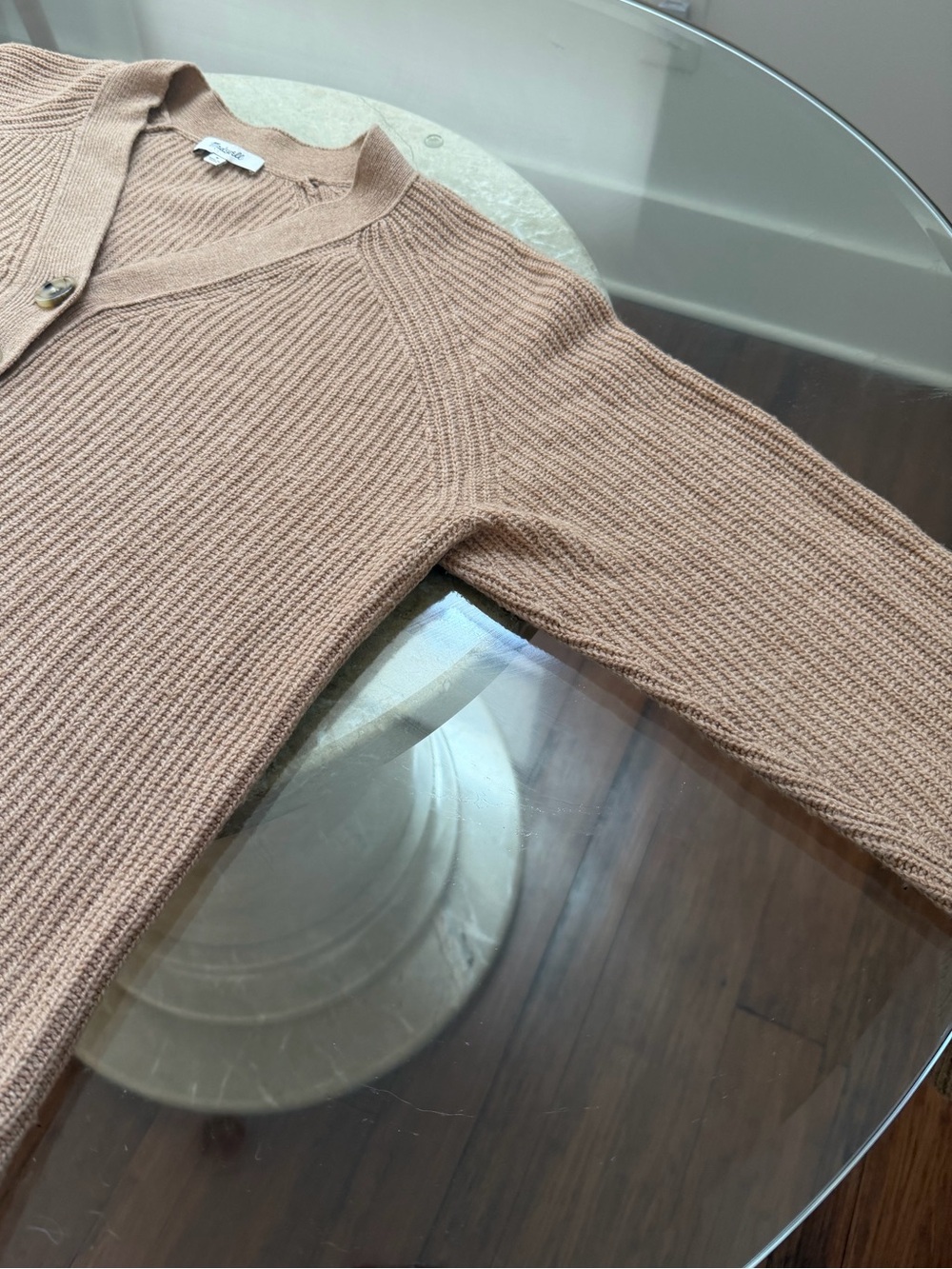 Madewell Button V-Neck Sweater - Picture 5 of 7